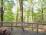 Deck of an Apple Valley Cabin at Greenfield Court