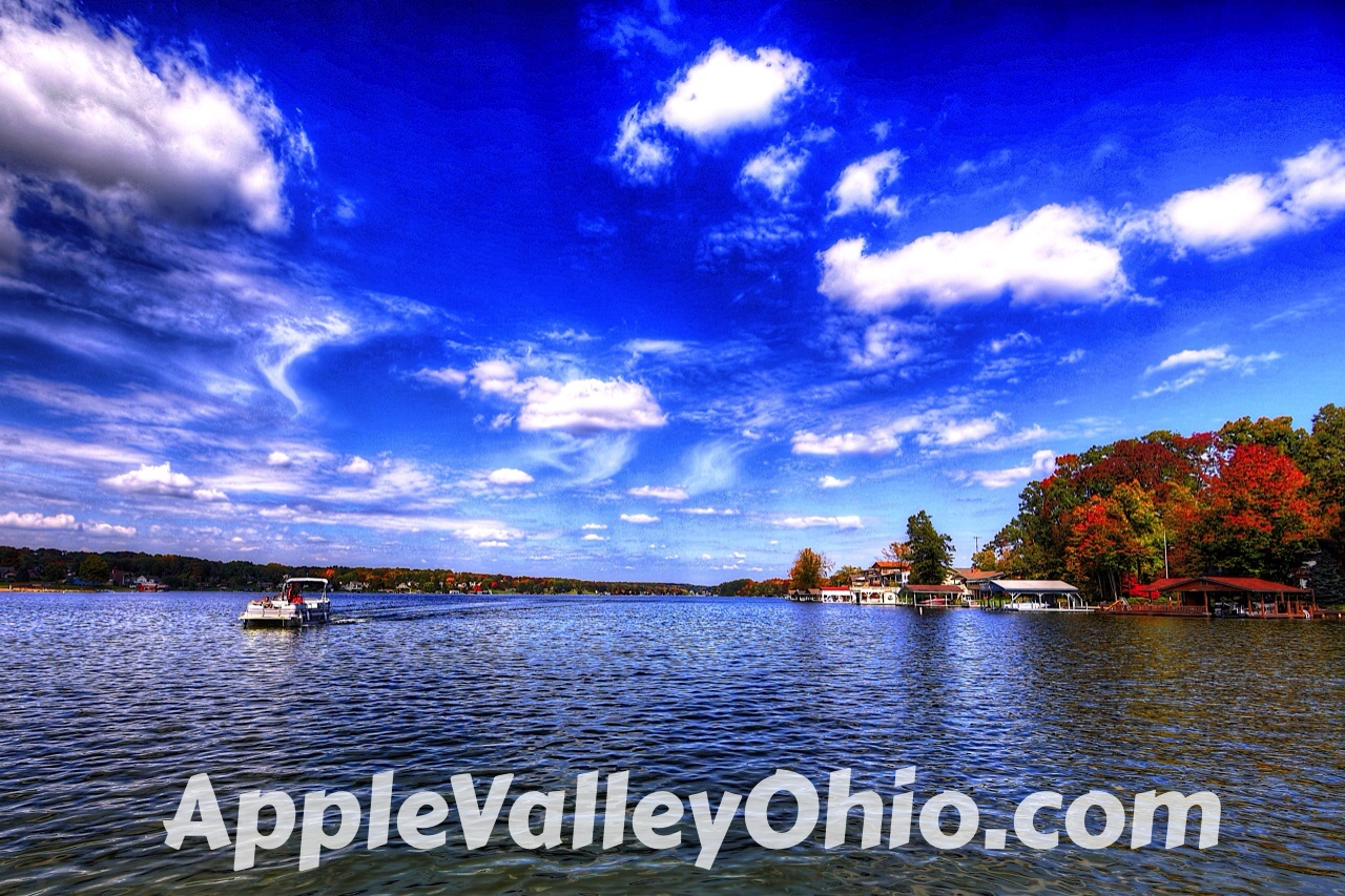 Apple Valley Lake Fall Boating Photo by Apple Valley Lake REALTOR Sam Miller