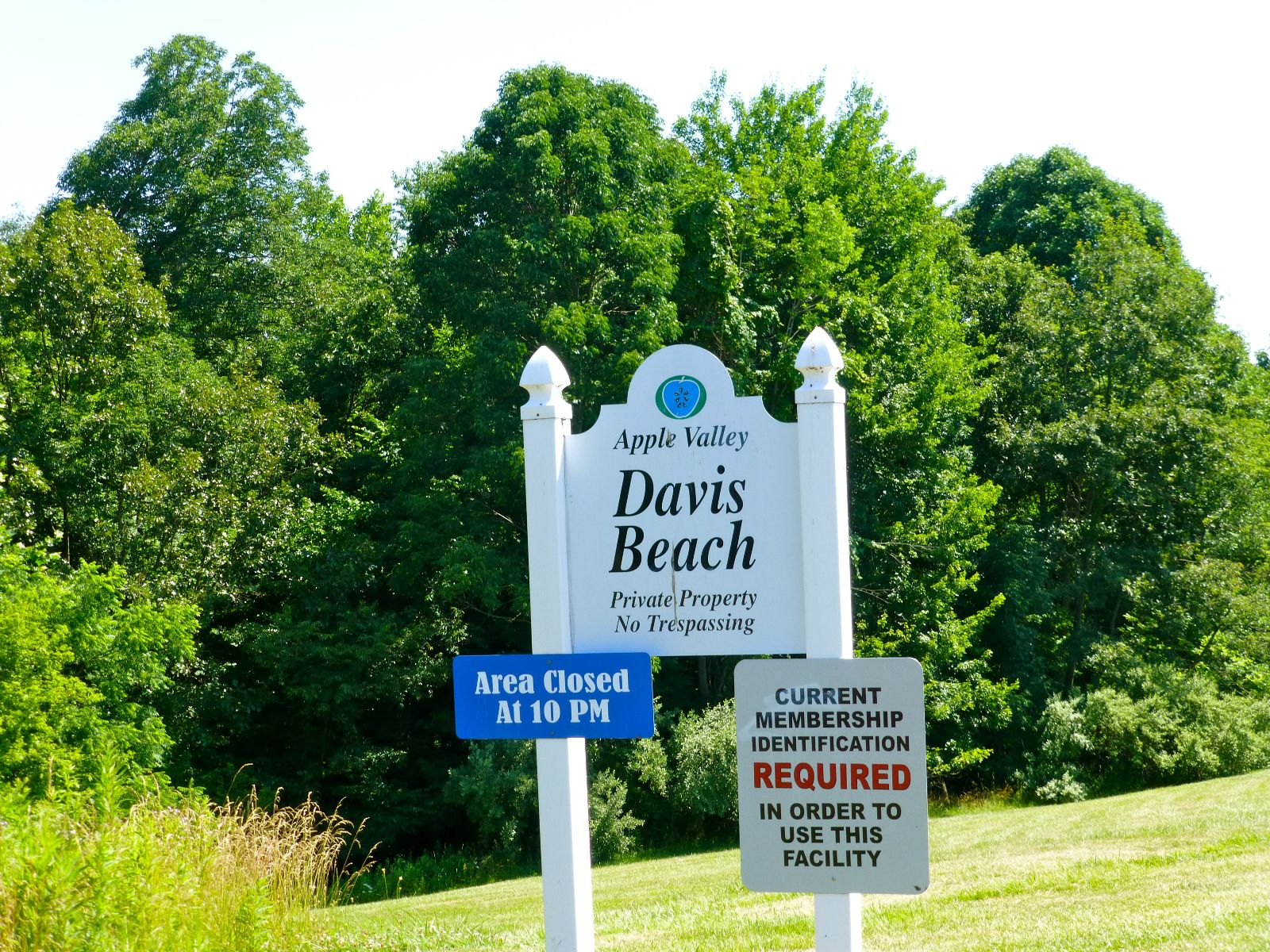 Davis Beach at the Apple Valley Lake