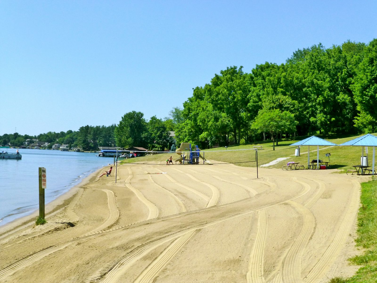 Davis Beach at the Apple Valley Lake