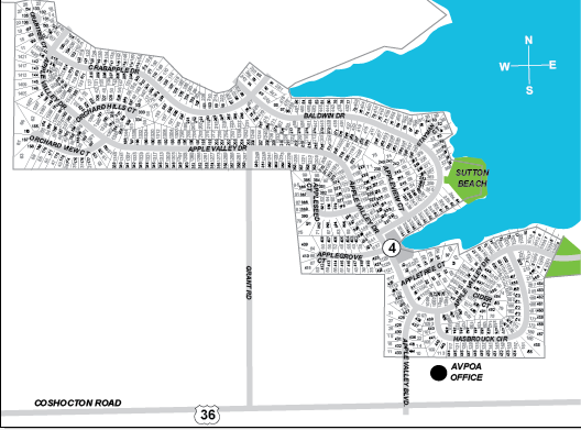 Orchard Hills Map